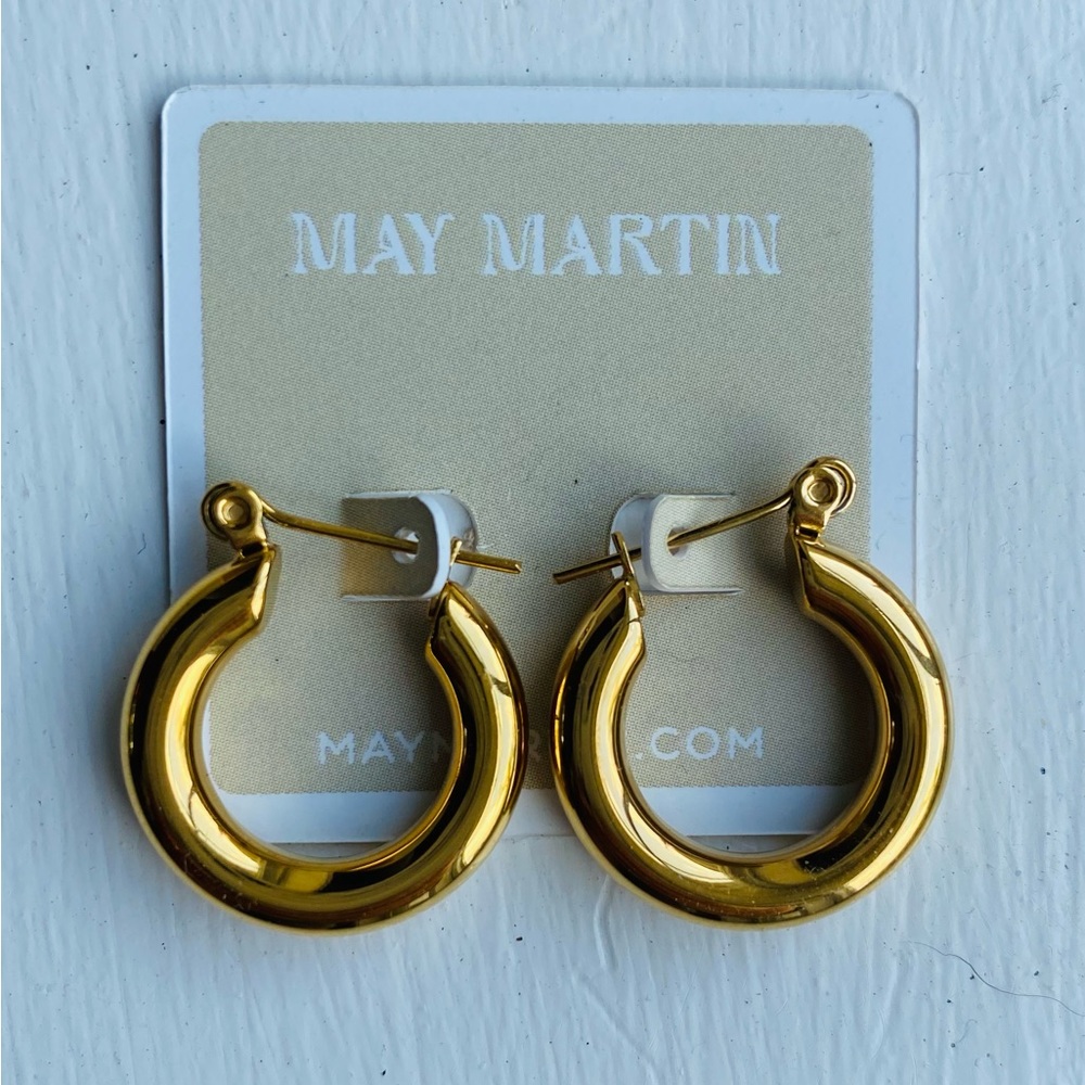Gold Hoop Earrings